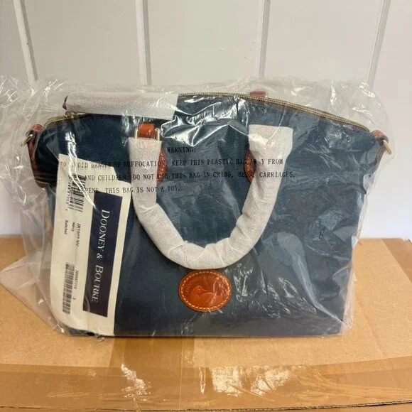 Dooney & Bourke Nylon Satchel - Navy - Picture 5 of 6